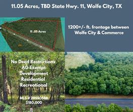 0 State Hwy 11, Wolfe City, TX, 75496